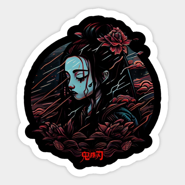 Nezuko Sticker by gblackid